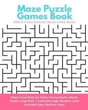 Maze Puzzle Games Book