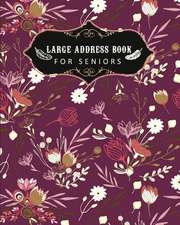 Large Address Book for Seniors