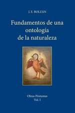 Fundamentos de Una Ontologia de la Naturaleza