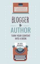 Blogger to Author