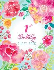 1st Birthday Guest Book