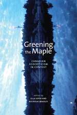 Greening the Maple: Canadian Ecocriticism in Context