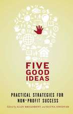 Five Good Ideas: Practical Strategies for Non-Profit Success