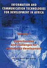 Information and Communication Technologies for Development in Africa