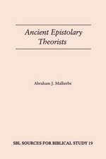 Ancient Epistolary Theorists