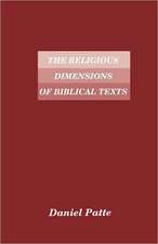 The Religious Dimensions of Biblical Texts