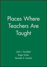 Places Where Teachers are Taught