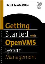 Miller, D: Getting Started with OpenVMS System Management