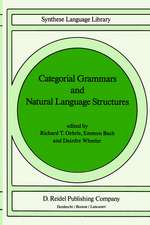 Categorial Grammars and Natural Language Structures