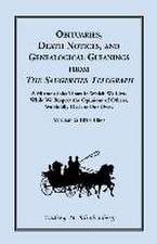 Obituaries, Death Notices, and Genealogical Gleanings from the Saugerties Telegraph: Volume 2, 1853-1860