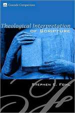 Theological Interpretation of Scripture