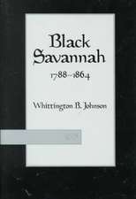 Black Savannah, 1788–1864