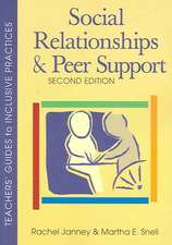 Social Relationships and Peer Support