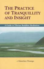 The Practice of the Tranquility & Insight: A Guide to Tibetan Buddhist Mediation