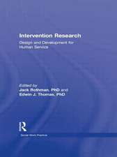 Intervention Research: Design and Development for Human Service