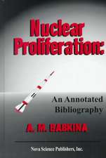 Nuclear Proliferation