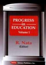 Progress in Education, Volume 1