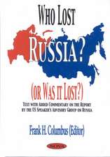 Who Lost Russia? (Or Was It Lost?): Text with Added Commentary on the Report by the US Speaker's Advisory Group on Russia