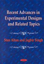 Recent Advances in Experimental Designs & Related Topics: Papers Presented at the Conference in Honor of Professor Damaraju Raghavarao