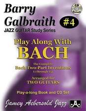 Barry Galbraith Jazz Guitar Study 4 -- Play Along with Bach