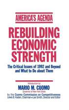 America's Agenda: Rebuilding Economic Strength