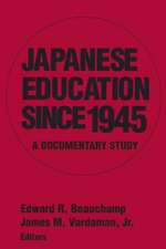 Japanese Education since 1945: A Documentary Study