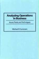 Analyzing Operations in Business