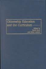 Citizenship Education and the Curriculum