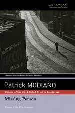 Modiano, P: Missing Person