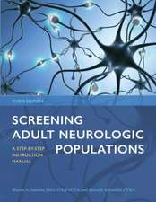 Gutman, S: Screening Adult Neurologic Populations