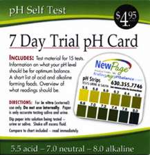 7 Day Trial pH Card