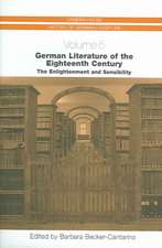 German Literature of the Eighteenth Century – The Enlightenment and Sensibility CHHGL 5