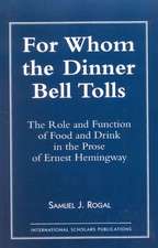 For Whom the Dinner Bell Tolls