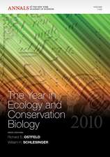 The Year in Ecology and Conservation Biology 2010 V1195