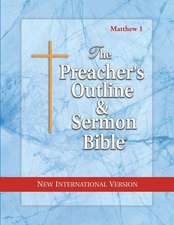 Preacher's Outline & Sermon Bible-NIV-Matthew 1