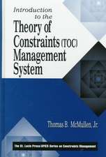 Introduction to the Theory of Constraints (TOC) Management System