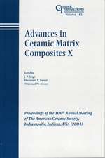 Advances in Ceramic Matrix Composites X – Ceramic Transactions V165