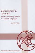 Concreteness in Grammar