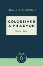 Colossians & Philemon Verse by Verse