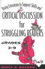 Using Literature to Support Skills and Critical Discussion for Struggling Readers