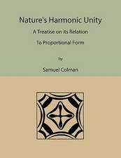 Nature's Harmonic Unity