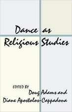 Dance as Religious Studies