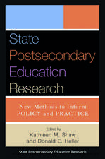 State Postsecondary Education Research: New Methods to Inform Policy and Practice