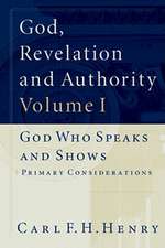 God, Revelation and Authority (Set of 6)