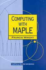 Computing with Maple