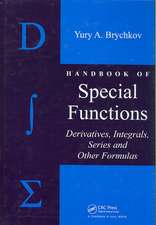 Handbook of Special Functions: Derivatives, Integrals, Series and Other Formulas