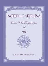 North Carolina Extant Voter Registrations of 1867