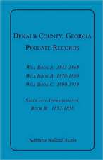 Dekalb County, Georgia, Probate Records