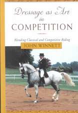 Dressage as Art in Competition