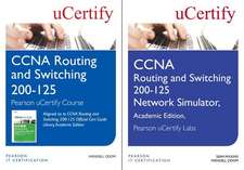 CCNA Routing and Switching 200-125 Pearson Ucertify Course and Network Simulator Academic Edition Bundle